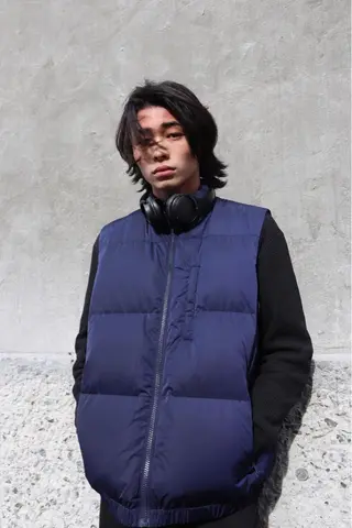 ミディアム パーマ メンズ ハイトーン/レイヤー 🌸さくらのヘアスタイル