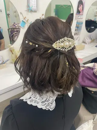 セミロング 六本木/ヘアセット /hairmakeのヘアスタイル