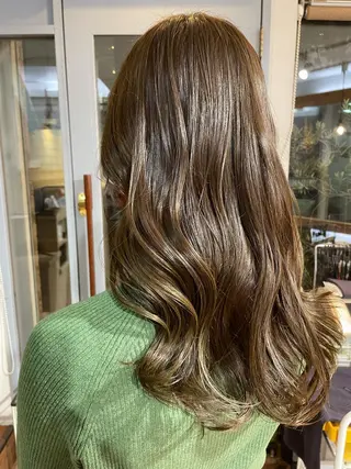 ロング カラー パーマ 海外レイヤー 🇺🇸/ヒナコのヘアスタイル