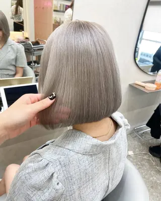 ミディアム カラー 新宿/韓国ヘア 中明度カラー/かやのヘアスタイル