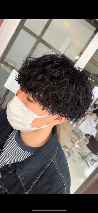 ショート パーマ メンズ メンズスタイル特化 /fifthりっくんのヘアスタイル