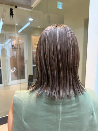 ミディアム カラー 吉川 慶斗のヘアスタイル