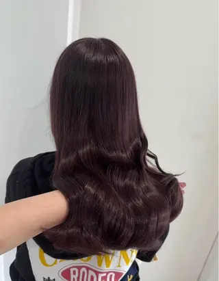 ロング miku/ラベンダー 透明感カラー🪻❤︎のヘアスタイル