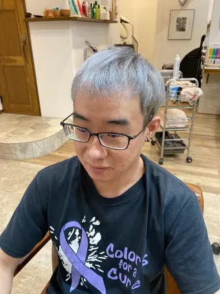 ショート カラー メンズ カット特化型 美容師/栗本のヘアスタイル