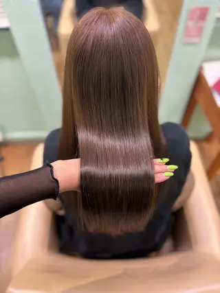 カラー ブリーチカラー/ maru🩵💚のヘアスタイル