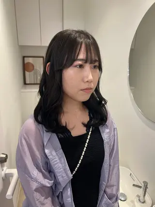 ミディアム アレンジ/ブラウン カラー HARU🕯のヘアスタイル