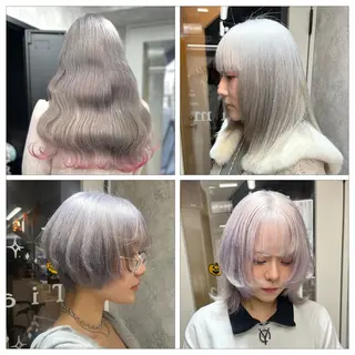 カラー 栄/デザイン/ ブリーチ/琉輝のヘアスタイル