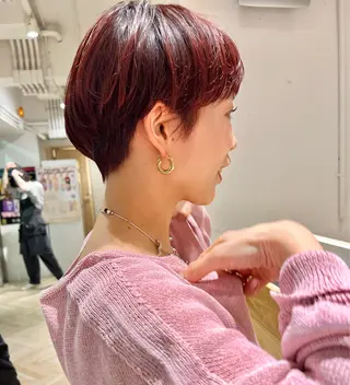 ショート カラー 🌿ショート🌿 パーマ🌿淳平のヘアスタイル