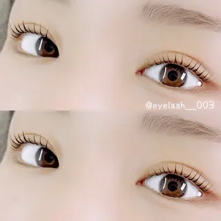 マツエク・マツパ Eyelash 003のマツエク・マツパデザイン