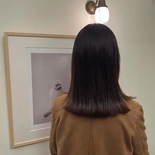 ミディアム yu-ri🩷 韓国ヘアのヘアスタイル