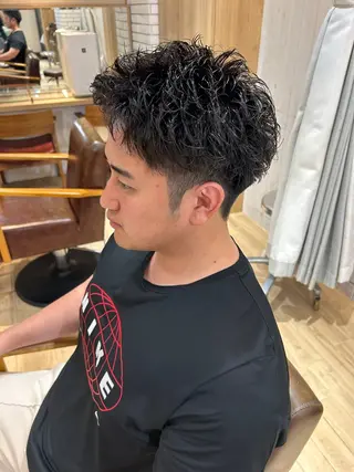 ショート パーマ メンズ メンズ/パーマ/ 目黒/オノザトのヘアスタイル