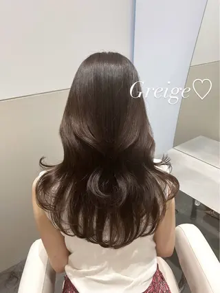 セミロング カラー 🩷韓国ヘア/ヨシン モリ🩷Maikaのヘアスタイル