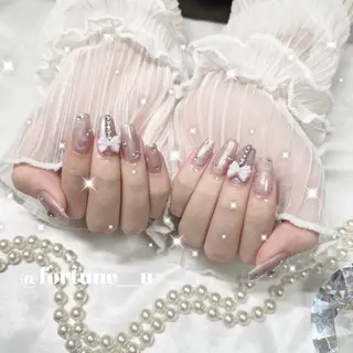 ネイル 1/21空✩.💜 Yuuna💜のネイルデザイン