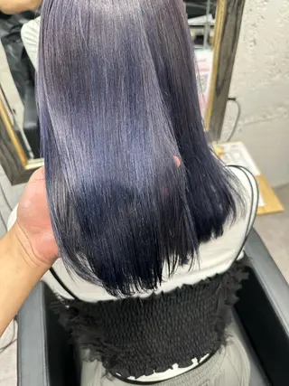 セミロング カラー ヘアアレンジ 久米 治仁のヘアスタイル