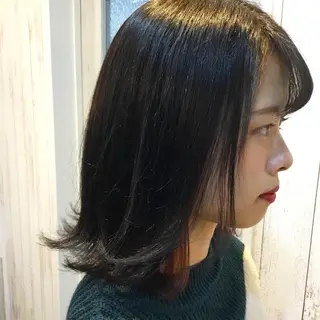 ミディアム カラー embrace エンブレイスのヘアスタイル