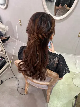 ヘアアレンジ 🫧aika/大宮 /暖色系カラー🫧のヘアスタイル