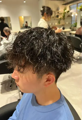 ショート パーマ メンズ 【パーマ満足度No. 1🥇】宮脇 大樹のヘアスタイル