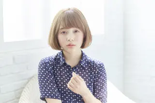 ショート カラー BEBE所属・ご新規様限定 透明感カラーKANAのヘアスタイル