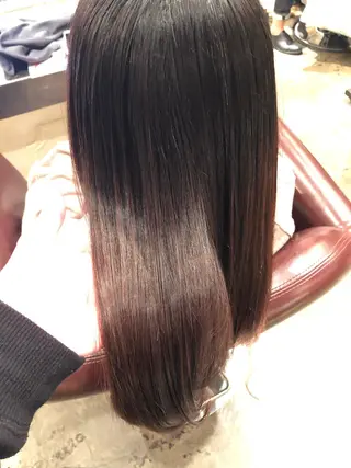 セミロング 韓国風カット/ 髪質改善 黒崎のヘアスタイル