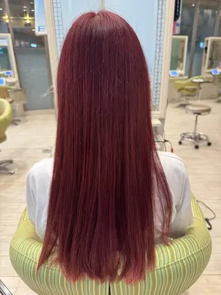 ロング 松尾 怜奈のヘアスタイル