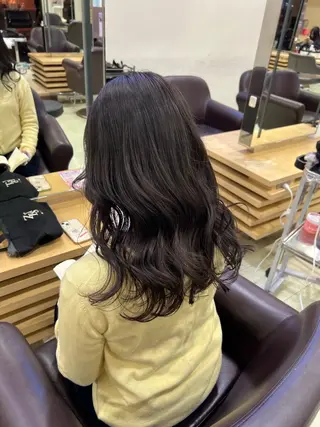 ミディアム 暖色ｶﾗｰ/ﾚｲﾔｰ ｶｯﾄ/Yunaのヘアスタイル