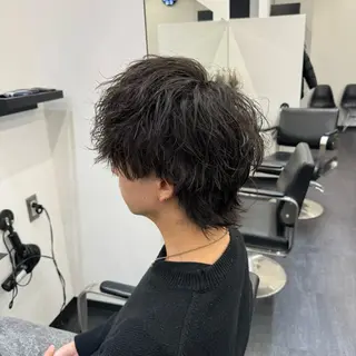 ミディアム パーマ メンズ 👹メンズ鬼特化 /赤池琉👹のヘアスタイル