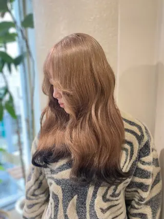 カラー ハイトーン✨艶髪💘 💘 AYANO💘のヘアスタイル