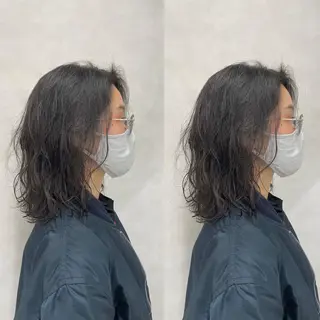 ミディアム kiitos (キートス)所属・【店長】原田 貢太郎のヘアスタイル