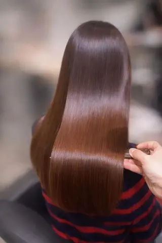 カラー 柔らかい縮毛矯正/ ボブ/北林のヘアスタイル