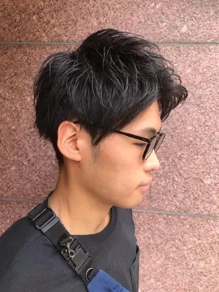 メンズ 三田 豪のヘアスタイル