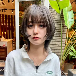 ミディアム 【ロングウルフカット 姫カット】伊藤裕哉のヘアスタイル