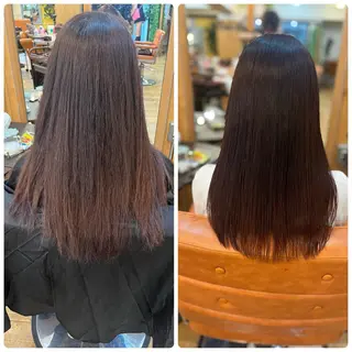 ロング ⚪️髪質改善 縮毛 店長 コウ⚪️のヘアスタイル