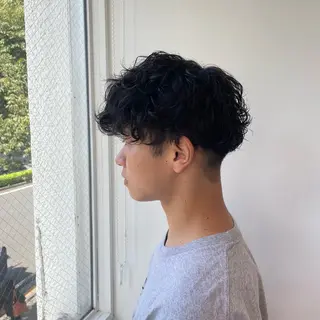 メンズ 盛れる暖色🎀ガーリ ーヘア🎀きっかのヘアスタイル