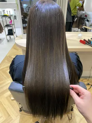 ロング 縮毛矯正・髪質改善 支持率No1🫧北島のヘアスタイル