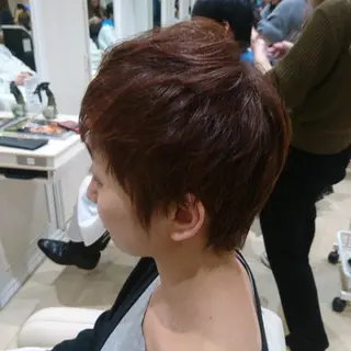 ショート カラー 社内カット講師・店長 菅原賢一のヘアスタイル