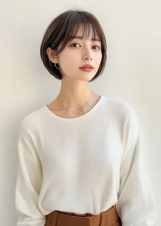 ショート 🫧似合わせショート ゴヤ🫧のヘアスタイル