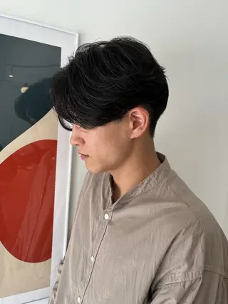 パーマ メンズ ボブ/レイヤー/ ショートcovo代表のヘアスタイル