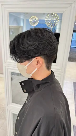 ショート カラー メンズ AI TOKYO＋gear下北沢店所属・メンズ透明感カラー 🔥Hirotoのヘアスタイル