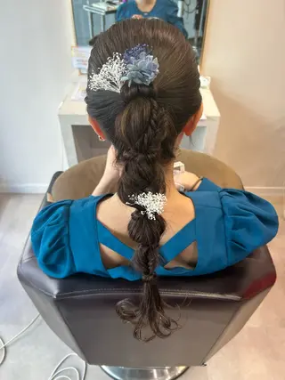 ロング ヘアアレンジ 横浜カラー/パーマ/ SAKI💫のヘアスタイル