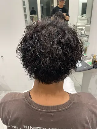 パーマ メンズ 無料ショートモデル 募集中❗️秋山ひらいのヘアスタイル