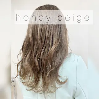 セミロング カラー ヘアアレンジ 🌈haru🌻 藤沢ハイトーン🌈のヘアスタイル