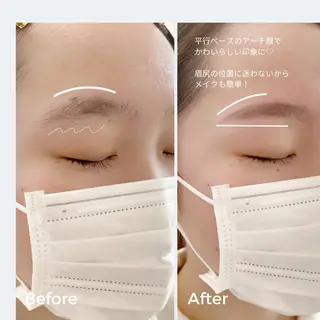 アイブロウ 大石はな / lavlunaのマツエク・マツパデザイン