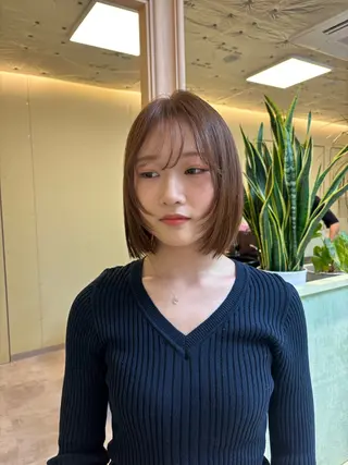 ショート 竹田 佳奈のヘアスタイル