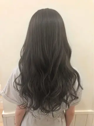 セミロング カラー 韓国ヘア/ニュアンス パーマ　kaitoのヘアスタイル