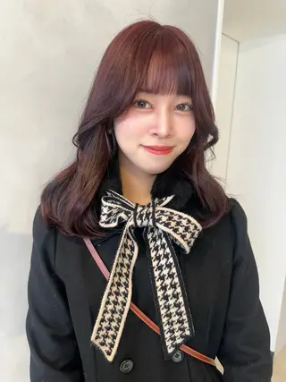 ミディアム 🎀韓国/髪質改善 長野美和🎀のヘアスタイル