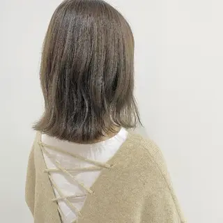 ミディアム カラー お洒落パーマ/ 艶カラー/michiのヘアスタイル