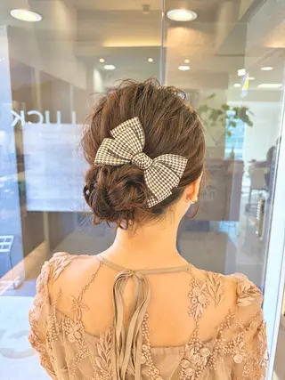 ミディアム 鎌倉/アレンジ/暗髪 /髪質改善/ ユキミのヘアスタイル