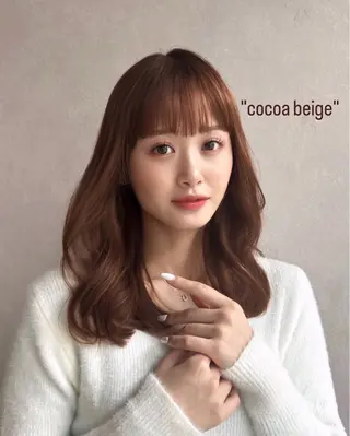 ミディアム カラー ミディアムヘア Chifumiのヘアスタイル