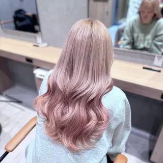 セミロング カラー 須田 柚希のヘアスタイル