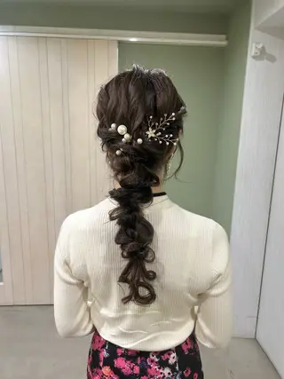 ヘアアレンジ 一條 乃亜のヘアスタイル